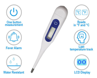 Termómetro electrónico LCD digital, herramienta segura para el cuidado de la salud de los niños